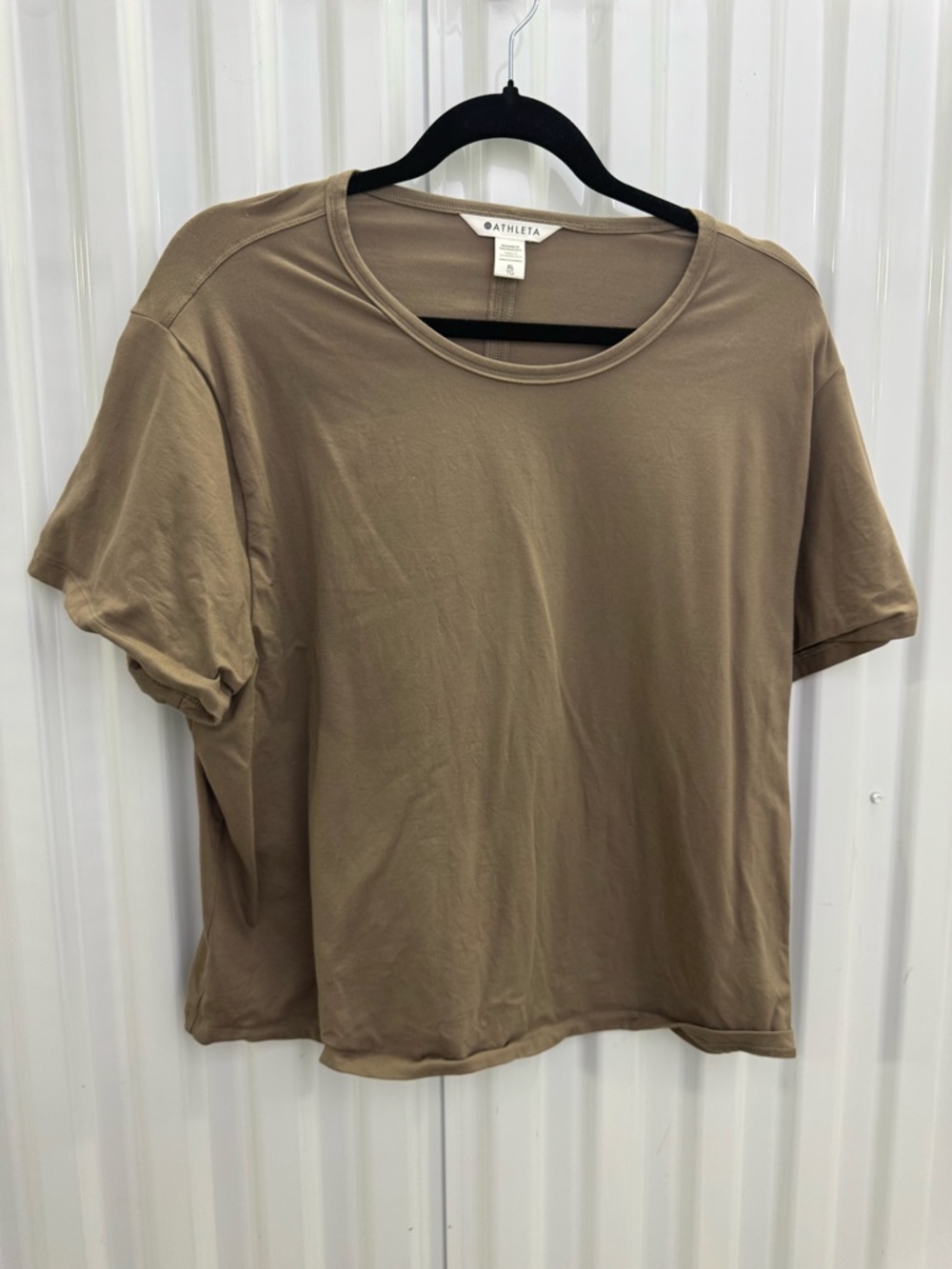 Athleta Brown Crop T-Shirt